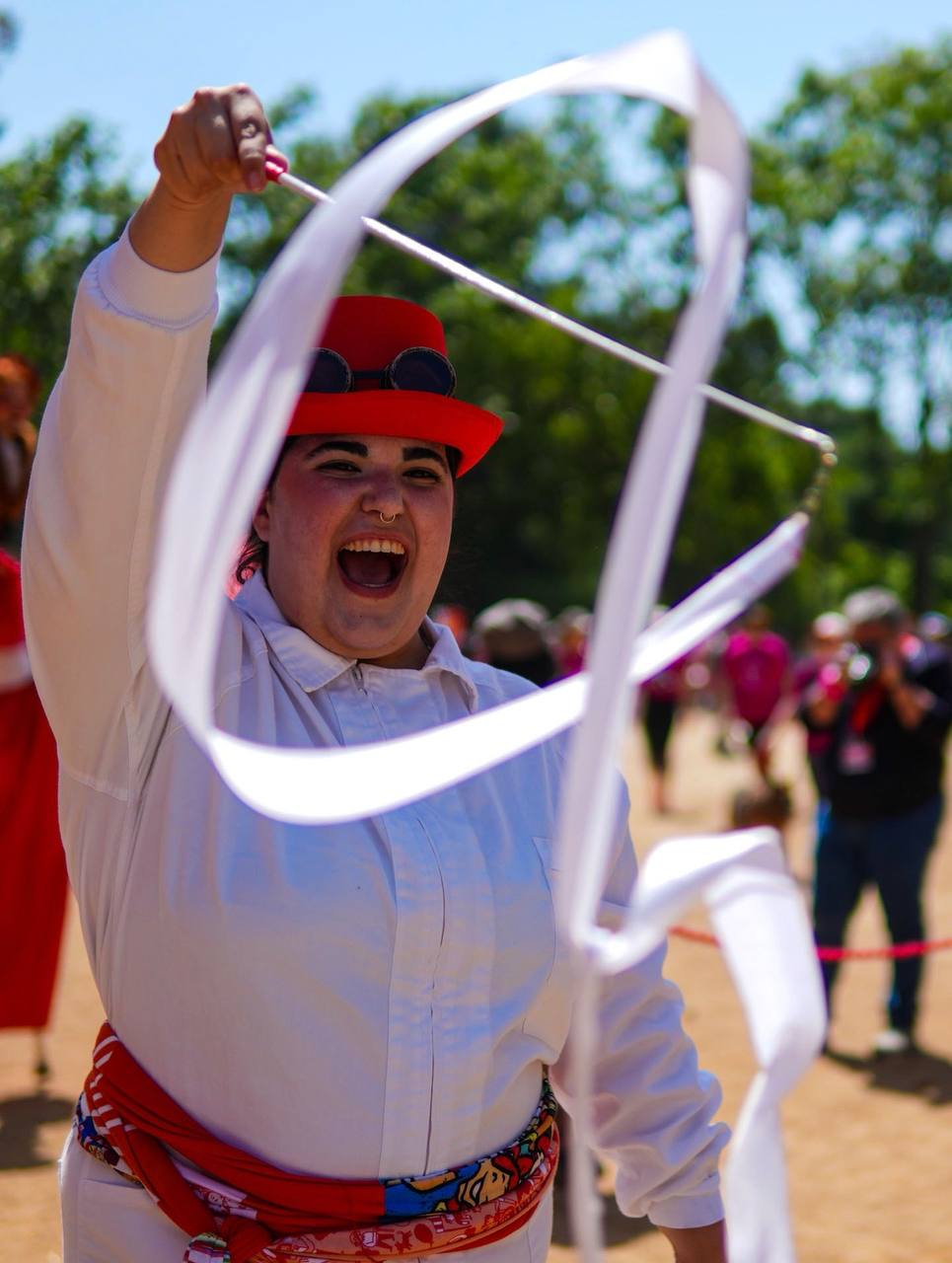 Carmen Marcos como Merci en las Carreras Solidarias de Sant Joan de Déu
